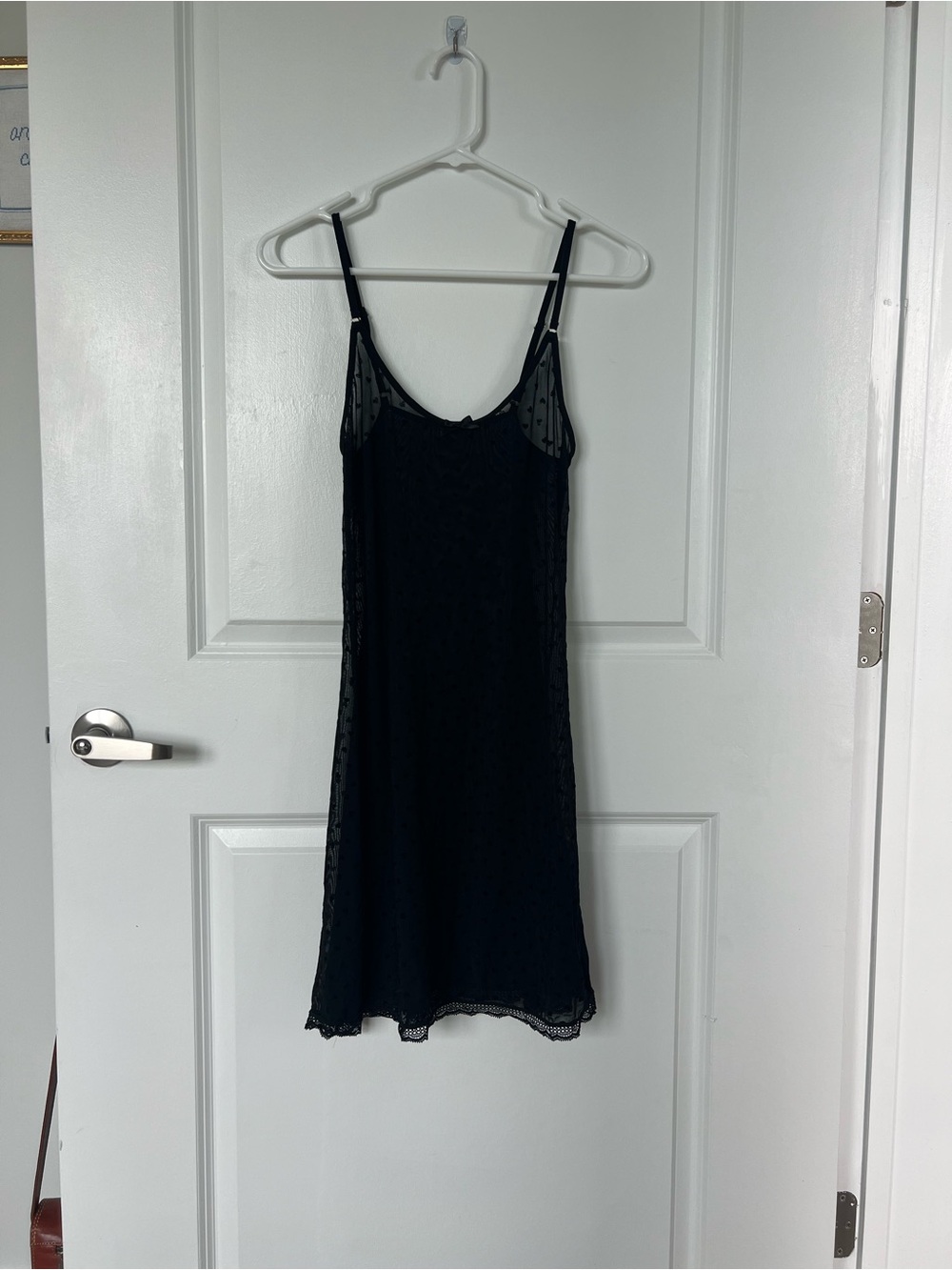 Black Lace Slip Dress - Women's Intimates